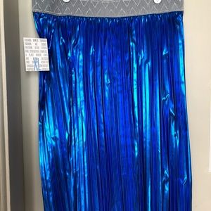 Blue metallic Jill skirt